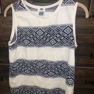 Boho print tank top